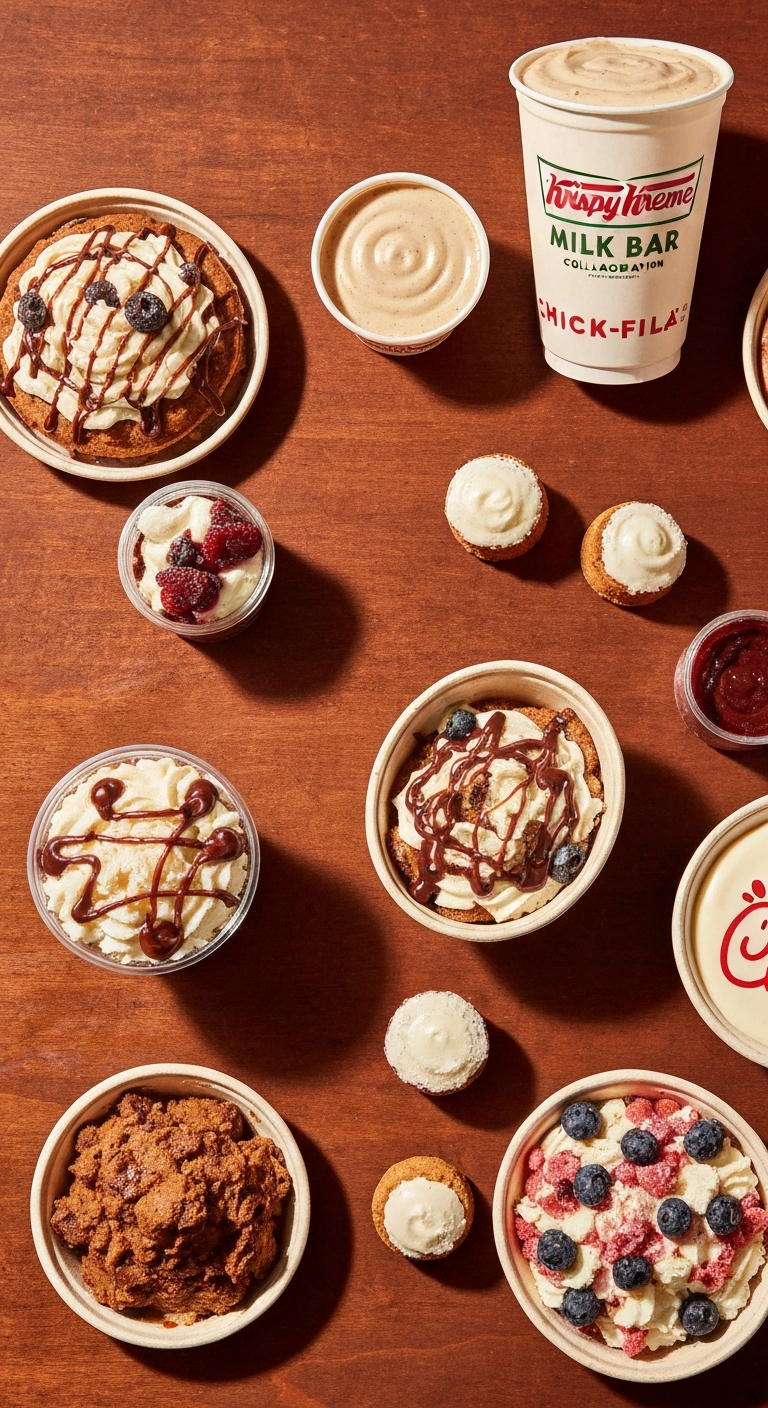 Krispy Kreme Milk Bar vs Chick-fil-A Dessert Menu Hype