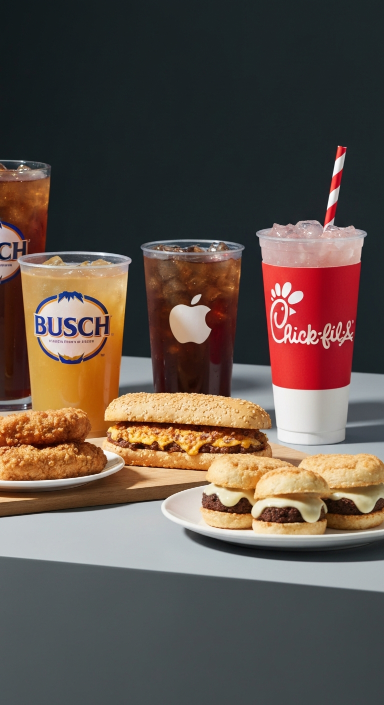 Busch Apple vs. Chick-fil-A Drinks & Food Comparison