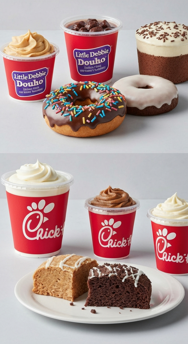 Little Debbie Donut New Flavor vs Chick-fil-A Desserts